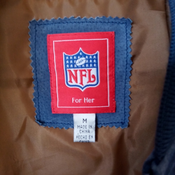 RAMS Leather-Suede Jacket NFL for Her Size Medium Vintage/Retro Varsity/Bomber - Picture 9 of 13